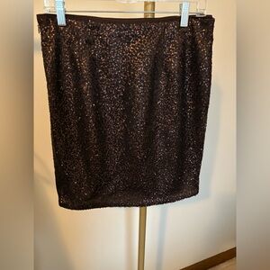 Sequin Burgandy/Brown Skirt